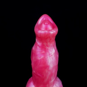 NNSX 7 Inch Insert Length Dog <b>Dildo</b> Animal Knot Vagina Anal Clit Stimulation Monster Cock Pink Color Silicone Sex Toys for Women - Product Image 2