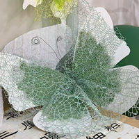 Kertas Pembungkus Buket Toko Bunga, Dapat Digunakan Kembali, Dapat Didaur Ulang, Grosir, Berwarna-warni, Jaring Jacquard Berongga, Tulle, Bahan Kemasan Bunga
