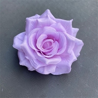 Têtes de roses artificielles en soie en gros d'usine, plusieurs couleurs, pour décoration murale florale, luxe moderne, Saint-Valentin, remise des diplômes