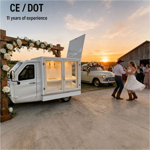 HANYI <span class=keywords><strong>Camion</strong></span> Bar Mobile Blanc Compact pour Mariages avec Alimentation Intégrée, Résistant à la Rouille, Idéal pour la Restauration Extérieure et le Service de Bière - Product Image 5