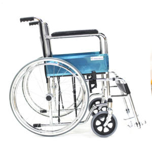 Equipo de fisioterapia Proveedores verificados Silla de ruedas de acero manual ligera para pacientes - Product Image 3