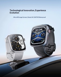 GTS10 สปอร์ตสมาร์ทวอทช์กันน้ำ วัดอัตราการเต้นของหัวใจ ความดันโลหิต SpO2 ตรวจสอบการนอนหลับ แจ้งเตือนข้อความ โซเชียลมีเดีย เพลย์ - Product Image 4