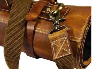 OEM personnalisé en <span class=keywords><strong>cuir</strong></span> véritable voyage multifonction <span class=keywords><strong>couteau</strong></span> de chef étui à roulettes - Product Image 5