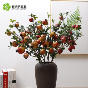 Qihao Artificial Pomegranate <b>Branch</b> High Quality Foam Ornament For Home Indoor Decoration Chinese New Year Spring Festival - Product Image 4