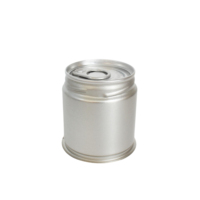 Boîte de conserve vide de qualité alimentaire en poudre de thé Matcha de fleur de grain de café 30g 40g 50g emballage de boîte ronde en fer blanc OEM