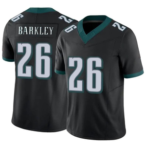 26 Saquon Barkley Jason Kelce Jalen Hurts Maillot de football Marron Kelly Vert DeVonta Smith Brian Dawkins Haason Reddick - Product Image 5