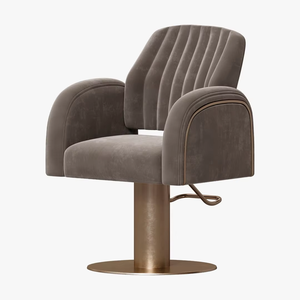 Sillón de Barbería Moderno y de Lujo, Resistente, con Materiales de Cuero y PU para Peluquería - Product Image 4
