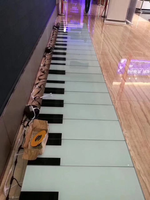 Meilleure vente, Piano chinois, musique, piste de danse pour événement, carreaux de danse RGB, lecture, scène, club, DJ, équipement, concert, induction