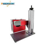 Machine de marquage laser à fibre Raycus 20W 30W à prix abordable, compatible CNC DXF/BMP/AI, haute sécurité, mini portable pour gravure sur métal