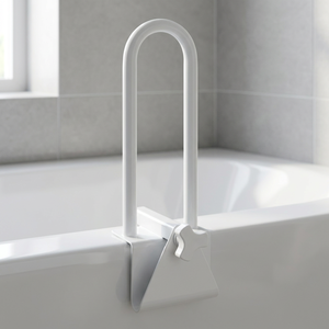 Gauge Welded Steel Bathtub Safety Handle <b>Bar</b> with 19.5" Height Adjustable Clamp Home Use Bath Helper - Product Image 2