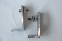 Connecteur de rail amélioré en aluminium anodisé argenté EuroHa E03, conçu par le fabricant, pour système de montage solaire