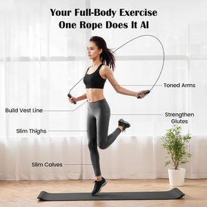 เชือกกระโดดปรับได้สำหรับเด็กชายและเด็กหญิงเหมาะสำหรับการออกกำลังกายฟิตเนสและกีฬาที่ไม่พันกันและเชือกกระโดดเร็ว - Product Image 5