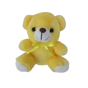 <span class=keywords><strong>Orsacchiotto</strong></span> <span class=keywords><strong>giallo</strong></span> personalizzato da 16cm con peluche con fiocco morbido per alleviare lo Stress da San Valentino o regalo per bambini - Product Image 1