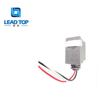 Controlador de Fotocélulas Reflectantes ANSI C136.24 de 120V, Sensor Fotoeléctrico Térmico con Cableado para Alumbrado Público LED
