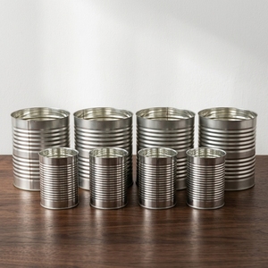 Boîtes en fer blanc Jinko de qualité alimentaire 100ml/180ml/240ml avec rapport de test FDA, fermeture à anneau, finition brillante et logo personnalisé - Product Image 2