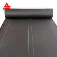 Jianda ASTM D-4869 15 #   Asphalt-Dachpappe für Wohnungen Wasserdicht 3ft X 144ft Schwarz 5-Jahres-Garantie 0,4mm Dick 100%