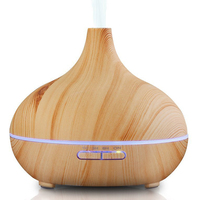 Diffuseur d'arôme électrique, Grain De bois, brume, purificateur d'air, lampe, humidificateur, 300 ml
