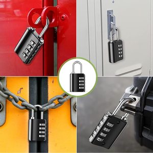 YH1660 <span class=keywords><strong>cadenas</strong></span> de porte d'armoire de gymnastique à combinaison de <span class=keywords><strong>4</strong></span> <span class=keywords><strong>chiffres</strong></span> avec clé principale de haute qualité - Product Image 4