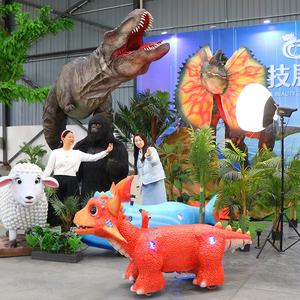 Scultura di dinosauro meccanico a grandezza naturale Animatronic mondo Dino in vendita - Product Image 4