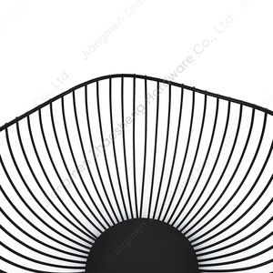 Wire Fruit Basket Bowl Black <b>Standing</b> Type Kitchen Storage Food Container Nordic Design - Product Image 3