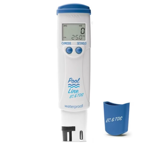 Hanna HI983124 Analyseur de pH/EC/TDS portable professionnel pour piscine, haute portée, avec fonction d'analyse, garantie 1 an, fabriqué en Italie - Product Image 4