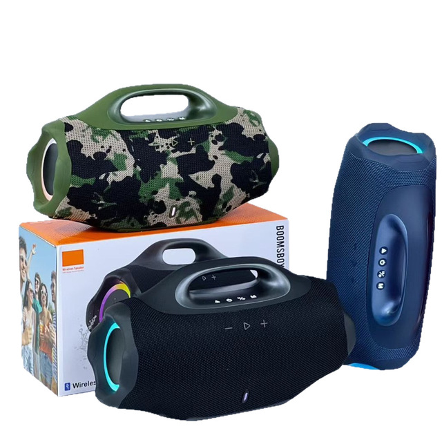 60W High Power BOOMBOX4 Outdoor Portable Smart Speaker Heavy Bass Stereo Wireless Desktop Audio Speaker