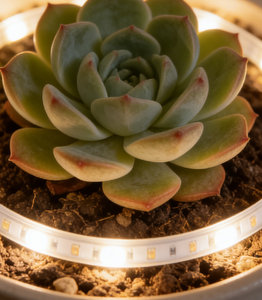 पूर्ण स्पेक्ट्रम के कारण हल्की पट्टी, इनडोर हाइड्रोपोनिक्स, ग्रीनहाउस और घरेलू बागवानी के लिए जलरोधक लचीला संयंत्र प्रकाश टेप - Product Image 2