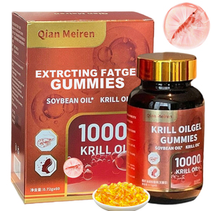 ODM/OEM Omega 3 Antarctic <span class=keywords><strong>Krill</strong></span> yağı yumuşak kapsüller astaksantin takviyesi <span class=keywords><strong>1000mg</strong></span> 2000mg <span class=keywords><strong>Krill</strong></span> yağı Softgel - Product Image 1