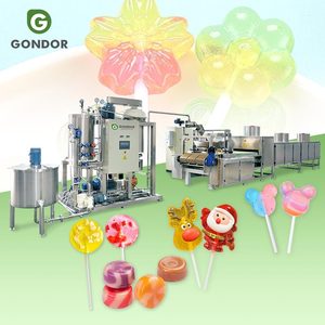 Máquina automática de fundición de discos para caramelo, con dispensador de cinta y pinza de mandíbula, para caramelos tipo molino de viento y piruletas, con plumas - Product Image 1