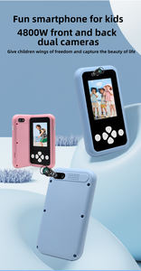 Hot KDC-0027A écran tactile Daron téléphone intelligent jouet Mobile enfants caméra avec carte SD enfants caméra jouets pour 6 ans garçons/filles - Product Image 4