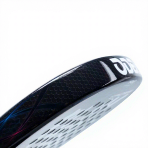 Raquette de padel en fibre de carbone de haute qualité professionnelle, forme goutte d'eau, nylon, OEM personnalisé, légère, durable, vente en gros, export - Product Image 3