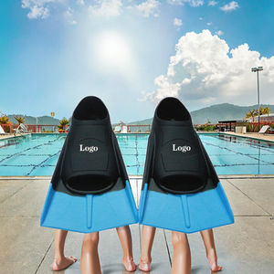 YUELAIKE Pinne da Nuoto Professionali in Silicone Blu, Antiscivolo, Comode e Durevoli, per Adulti, Compatte per Viaggi, Snorkeling, Uso in Terra e in <span class=keywords><strong>Mare</strong></span> - Product Image 3