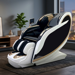 Fauteuil de massage complet haut de gamme avec système de rouleaux 8D, zéro gravité, musique Bluetooth et contrôle par écran tactile - Product Image 3