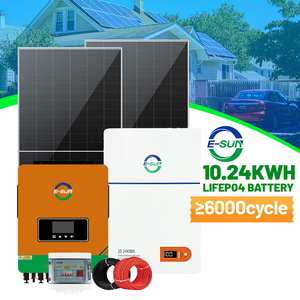 Système <span class=keywords><strong>solaire</strong></span> hybride E-SUN 6,2 kW 10,2 kW, kit complet 10 kWh <span class=keywords><strong>avec</strong></span> panneaux solaires <span class=keywords><strong>pour</strong></span> le stockage d'énergie, <span class=keywords><strong>pour</strong></span> la <span class=keywords><strong>maison</strong></span> et le commerce - Product Image 5
