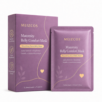 Masque de confort pour le ventre de maternité MEIZCOS en Tencel, 50 ml, au beurre de karité, jojoba, centella et réglisse, soin hydratant doux pour la grossesse
