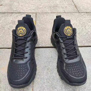 Zapatos de Senderismo Negros de Tacón Bajo, Transpirables, Antideslizantes, Unisex, para Jóvenes, Resistentes al Desgaste, con Suela Suave, para Entrenamiento y Running - Product Image 3