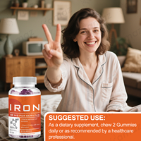 Complément Nutritionnel Amaz OEM Marque Privée : Gommes Végétaliennes au Fer et Vitamine C pour Renforcer le Système Immunitaire