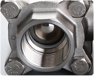 Công nghiệp thép không gỉ nhãn hiệu ba mảnh van bi với dài xử lý 3PC OEM tùy chỉnh cho nước phương tiện truyền thông - Product Image 3