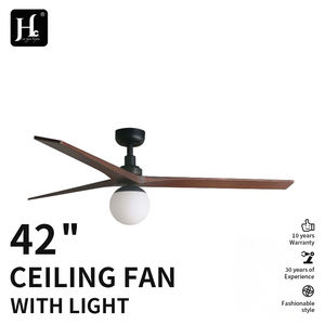 Ventilador de Techo con Luz LED de Estilo Nórdico, Ventilador de Techo con Control Remoto para Dormitorio, Estilo Rústico - Product Image 2