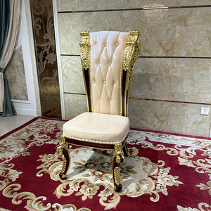 Bộ bàn ghế ăn dài kiểu Pháp, bàn ăn hình chữ nhật bằng gỗ nguyên khối Châu Âu, nội thất phòng ăn cho 6 người - Product Image 4