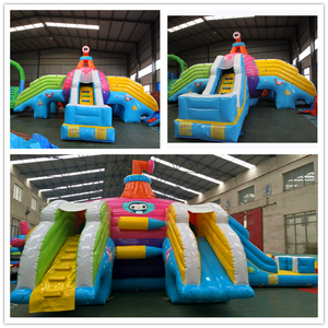 Export In Australia sottomarino a tema parco acquatico gonfiabile con due lati scorrevole di acqua gonfiabile e due i lati piscine - Product Image 6