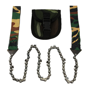 Opvouwbare 24 Inch <span class=keywords><strong>Pocket</strong></span> <span class=keywords><strong>Chain</strong></span> Survival <span class=keywords><strong>Saw</strong></span> Outdoor Survival Tool Kettingzaag Handzaag Overlevingszaag - Product Image 1