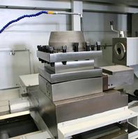 Tour à fileter CNC horizontal à banc plat HTMC QK1343, alésage de broche de 440 mm, robuste, haute précision, pour l'industrie pétrolière