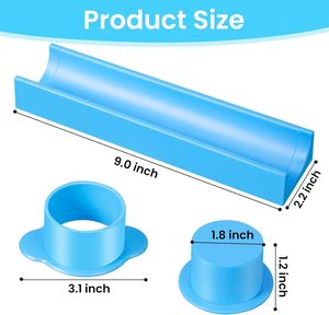 Veributifo jetable gâteau Pop moule cercle Cutter <span class=keywords><strong>poussoir</strong></span> plateau ABS plastique facile à libérer antiadhésif pour les fêtes maison Desserts - Product Image 6