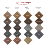 Plancher en WPC à emboîtement, composite bois-co-extrudé, épaisseur 20 mm, 300x300 mm, moderne, résistant à l'usure, pour balcons, terrasses, terrasses DIY