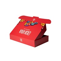 Boîte-cadeau en papier écologique pliable de fermeture de chaussure faite sur commande de fermeture d'emballage de carton de concepteur de logo avec le logo