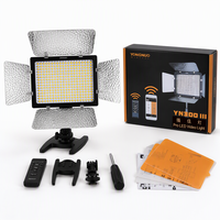 Lampe Flash LED YONGNUO YN300 III pour Appareil Photo, Lumière d'Appoint Vidéo 3200K-5500K CRI 95, Lampe d'Appoint Optionnelle