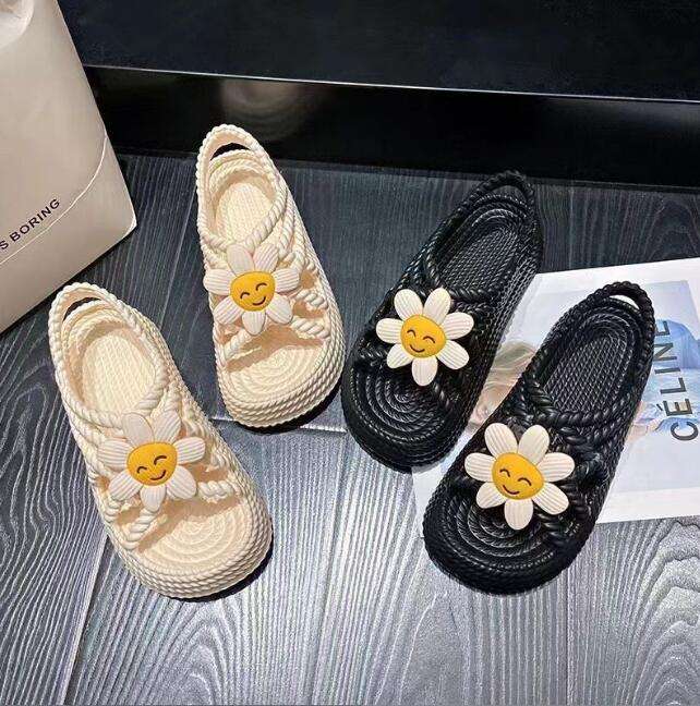 Best Selling Sunflower Flip Flops Women's Summer Beach Slippers