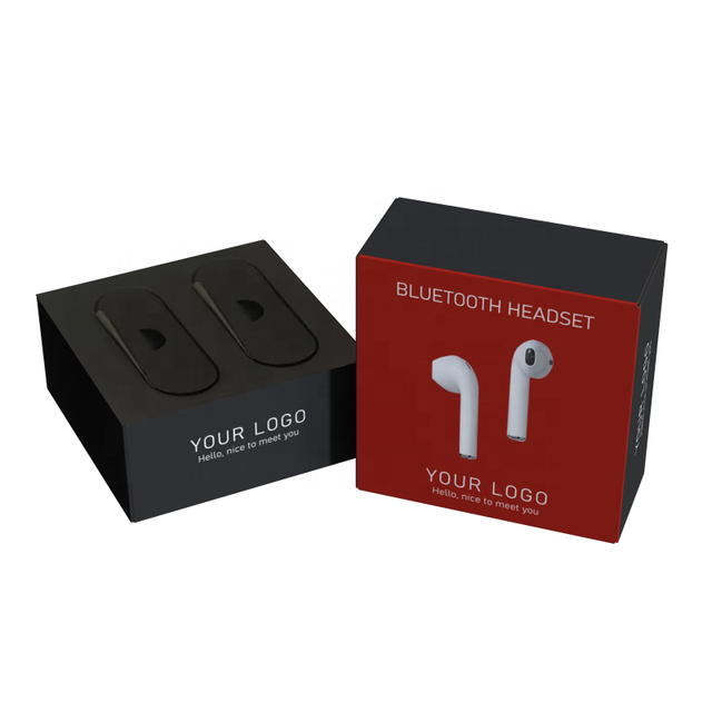 Electronics Product Packaging Box Packaging Box for Wireless Earphone Headset Bluetooth Headset Luxury Box UV