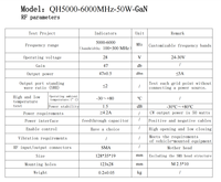Module amplificateur de puissance RF 50W 5850-6000MHz LoRa GaN, module anti-drone haute puissance, module anti-FPV